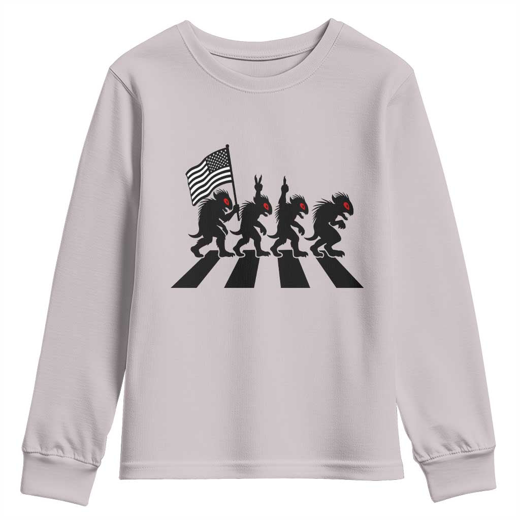 Patriotic Chupacabra Youth Sweatshirt Funny Cryptid Lover Gift