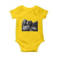 Cryptid Mount Rushmore Baby Onesie Bigfoot Mothman Jersey Devil Chupacabra