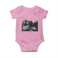 Cryptid Mount Rushmore Baby Onesie Bigfoot Mothman Jersey Devil Chupacabra