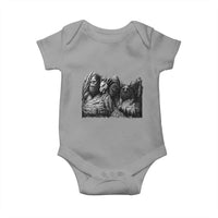 Cryptid Mount Rushmore Baby Onesie Bigfoot Mothman Jersey Devil Chupacabra