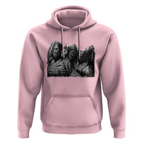 Cryptid Mount Rushmore Hoodie Bigfoot Mothman Jersey Devil Chupacabra