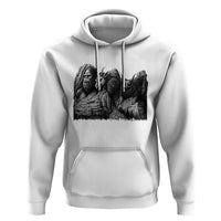 Cryptid Mount Rushmore Hoodie Bigfoot Mothman Jersey Devil Chupacabra