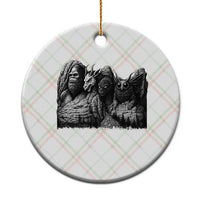 Cryptid Mount Rushmore Ceramic Ornament Bigfoot Mothman Jersey Devil Chupacabra
