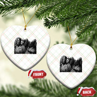 Cryptid Mount Rushmore Ceramic Ornament Bigfoot Mothman Jersey Devil Chupacabra