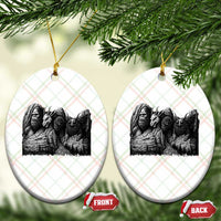 Cryptid Mount Rushmore Ceramic Ornament Bigfoot Mothman Jersey Devil Chupacabra