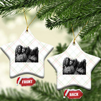 Cryptid Mount Rushmore Ceramic Ornament Bigfoot Mothman Jersey Devil Chupacabra