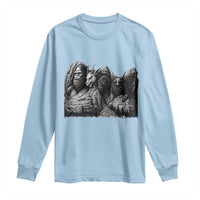 Cryptid Mount Rushmore Long Sleeve Shirt Bigfoot Mothman Jersey Devil Chupacabra