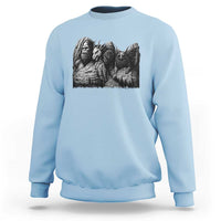 Cryptid Mount Rushmore Sweatshirt Bigfoot Mothman Jersey Devil Chupacabra