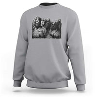 Cryptid Mount Rushmore Sweatshirt Bigfoot Mothman Jersey Devil Chupacabra