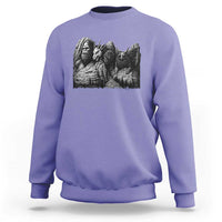 Cryptid Mount Rushmore Sweatshirt Bigfoot Mothman Jersey Devil Chupacabra