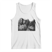 Cryptid Mount Rushmore Tank Top Bigfoot Mothman Jersey Devil Chupacabra