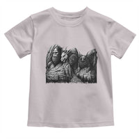 Cryptid Mount Rushmore Toddler T Shirt Bigfoot Mothman Jersey Devil Chupacabra