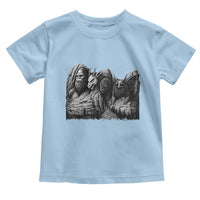 Cryptid Mount Rushmore Toddler T Shirt Bigfoot Mothman Jersey Devil Chupacabra