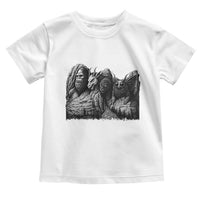Cryptid Mount Rushmore Toddler T Shirt Bigfoot Mothman Jersey Devil Chupacabra