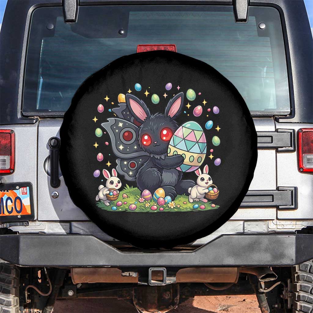 Funny Mothman Easter Bunny Ears Spare Tire Cover Cryptid Lover Gift