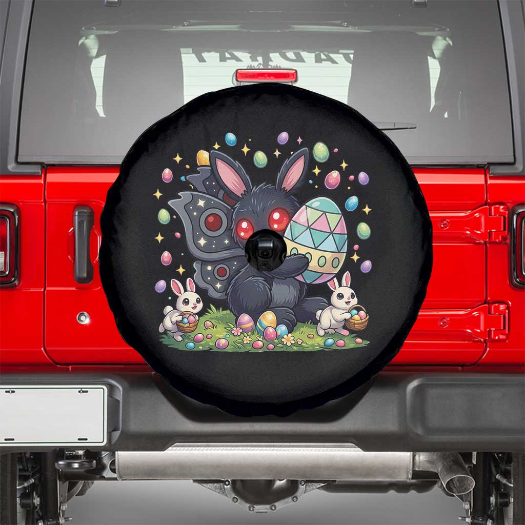 Funny Mothman Easter Bunny Ears Spare Tire Cover Cryptid Lover Gift