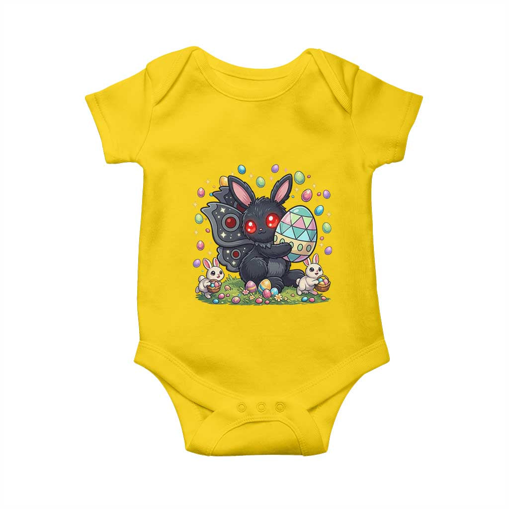 Funny Mothman Easter Bunny Ears Baby Onesie Cryptid Lover Gift