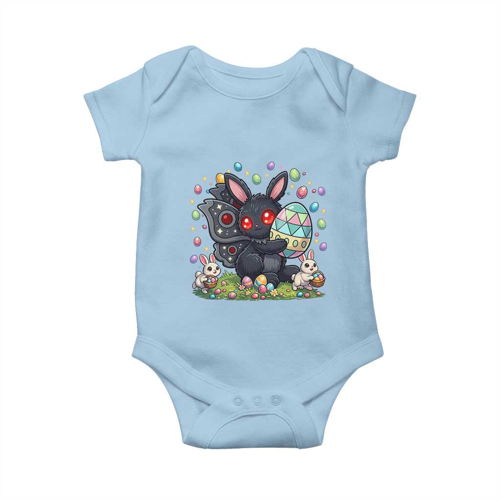 Funny Mothman Easter Bunny Ears Baby Onesie Cryptid Lover Gift