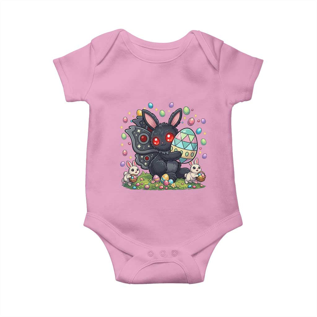 Funny Mothman Easter Bunny Ears Baby Onesie Cryptid Lover Gift