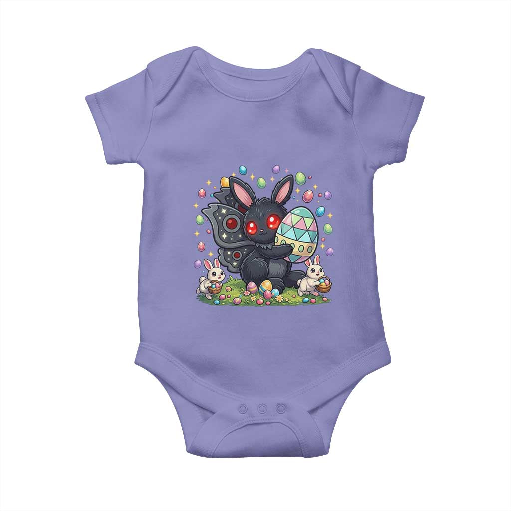 Funny Mothman Easter Bunny Ears Baby Onesie Cryptid Lover Gift