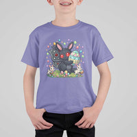 Funny Mothman Easter Bunny Ears T Shirt For Kid Cryptid Lover Gift