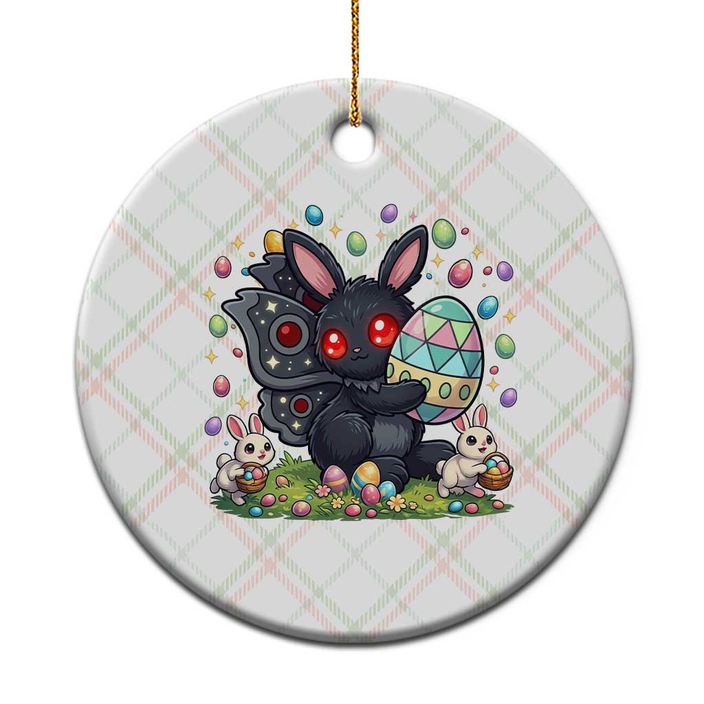 Funny Mothman Easter Bunny Ears Ceramic Ornament Cryptid Lover Gift