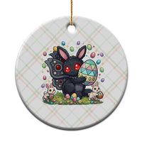 Funny Mothman Easter Bunny Ears Ceramic Ornament Cryptid Lover Gift
