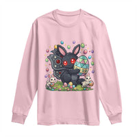 Funny Mothman Easter Bunny Ears Long Sleeve Shirt Cryptid Lover Gift