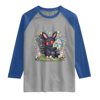 Funny Mothman Easter Bunny Ears Raglan Shirt Cryptid Lover Gift