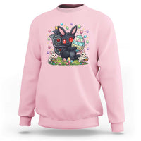 Funny Mothman Easter Bunny Ears Sweatshirt Cryptid Lover Gift