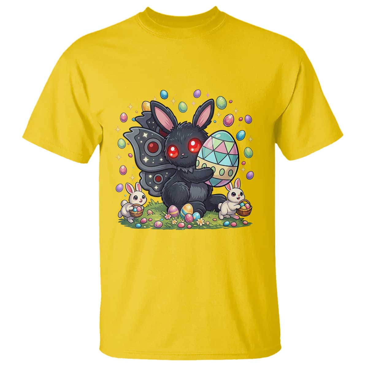 Funny Mothman Easter Bunny Ears T Shirt Cryptid Lover Gift