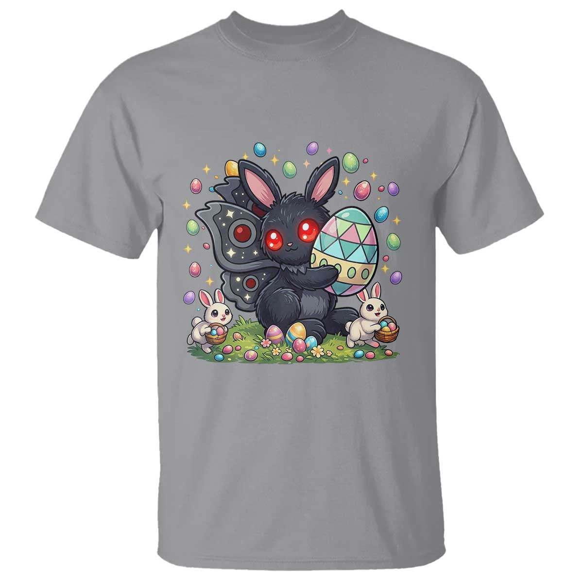 Funny Mothman Easter Bunny Ears T Shirt Cryptid Lover Gift
