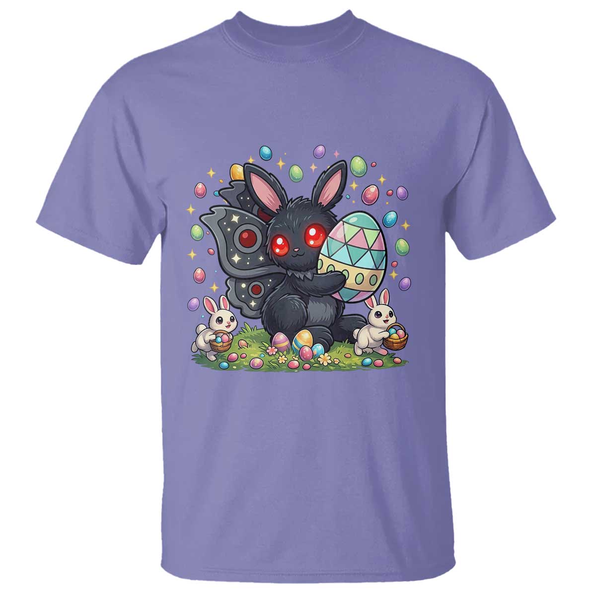 Funny Mothman Easter Bunny Ears T Shirt Cryptid Lover Gift