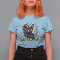 Funny Mothman Easter Bunny Ears T Shirt For Women Cryptid Lover Gift