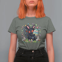 Funny Mothman Easter Bunny Ears T Shirt For Women Cryptid Lover Gift