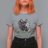 Funny Mothman Easter Bunny Ears T Shirt For Women Cryptid Lover Gift
