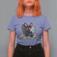 Funny Mothman Easter Bunny Ears T Shirt For Women Cryptid Lover Gift