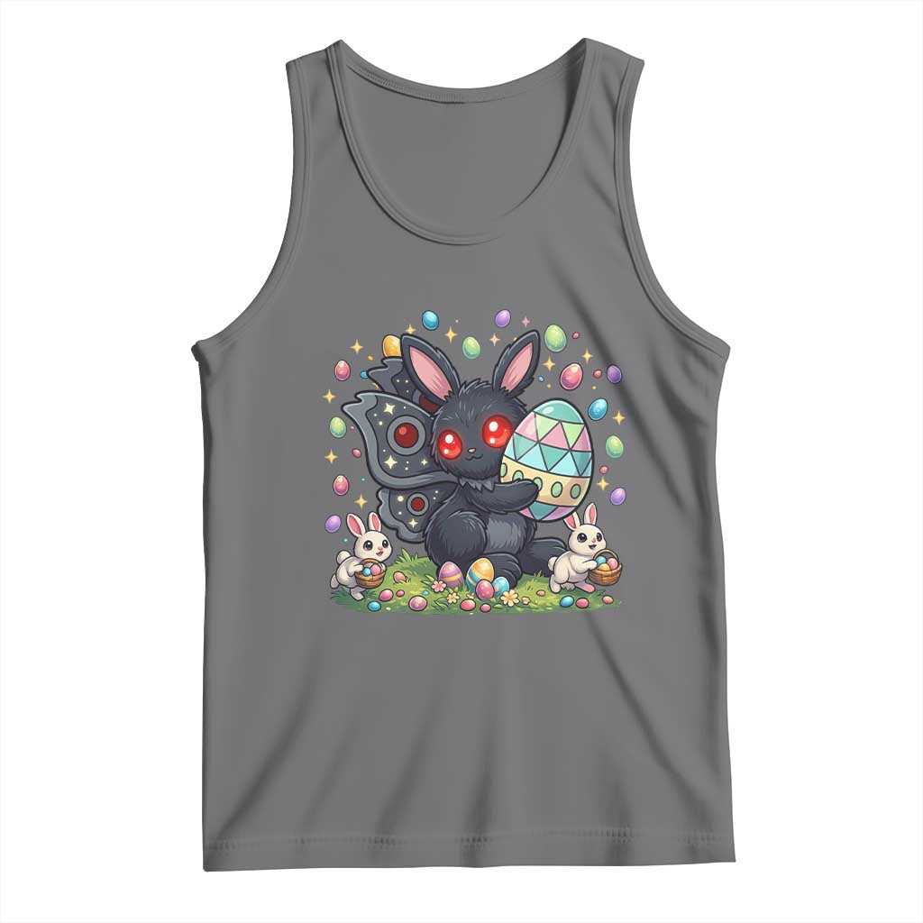 Funny Mothman Easter Bunny Ears Tank Top Cryptid Lover Gift