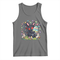 Funny Mothman Easter Bunny Ears Tank Top Cryptid Lover Gift