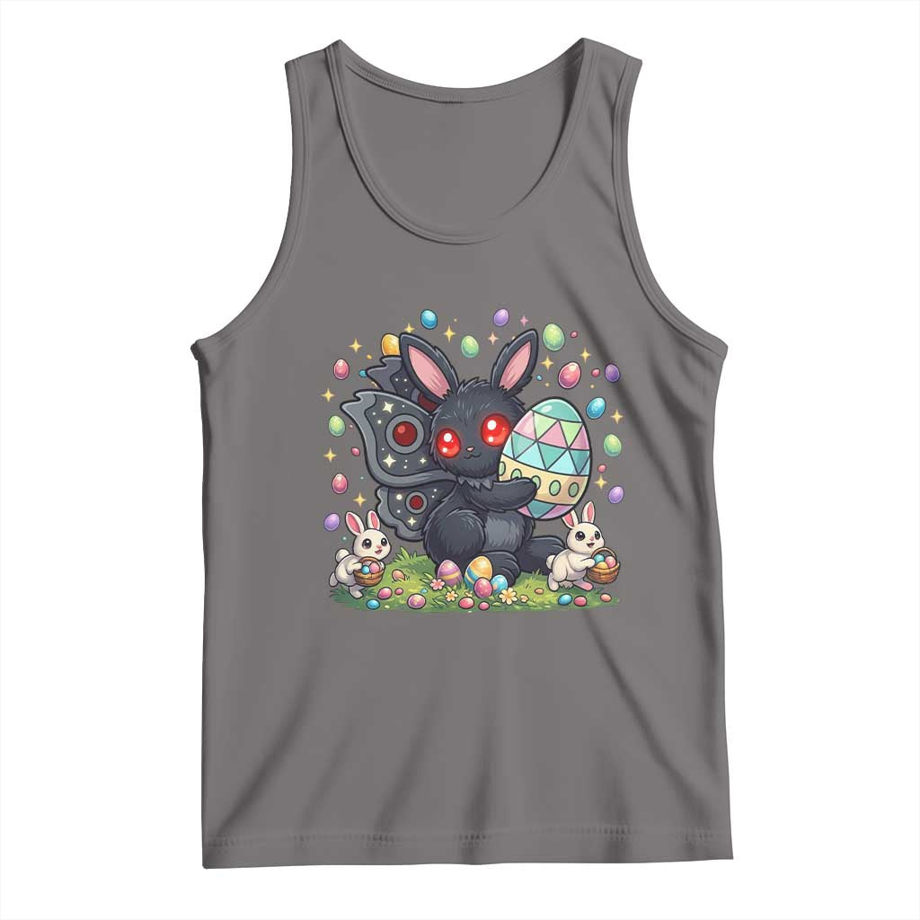 Funny Mothman Easter Bunny Ears Tank Top Cryptid Lover Gift