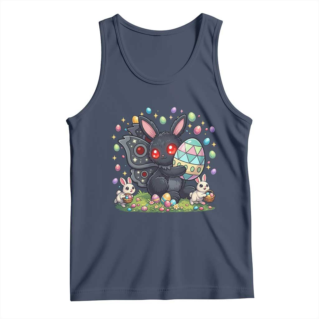Funny Mothman Easter Bunny Ears Tank Top Cryptid Lover Gift