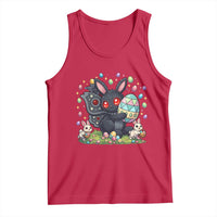 Funny Mothman Easter Bunny Ears Tank Top Cryptid Lover Gift