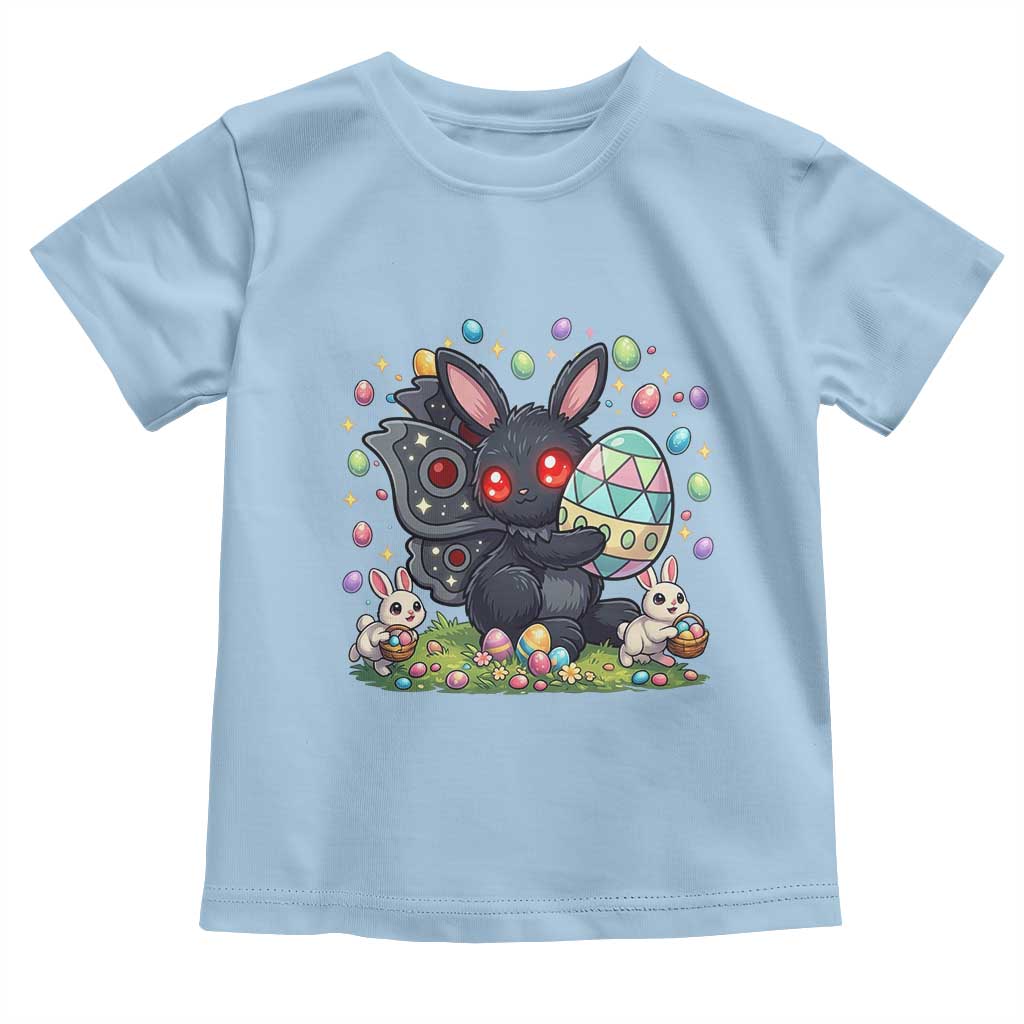 Funny Mothman Easter Bunny Ears Toddler T Shirt Cryptid Lover Gift