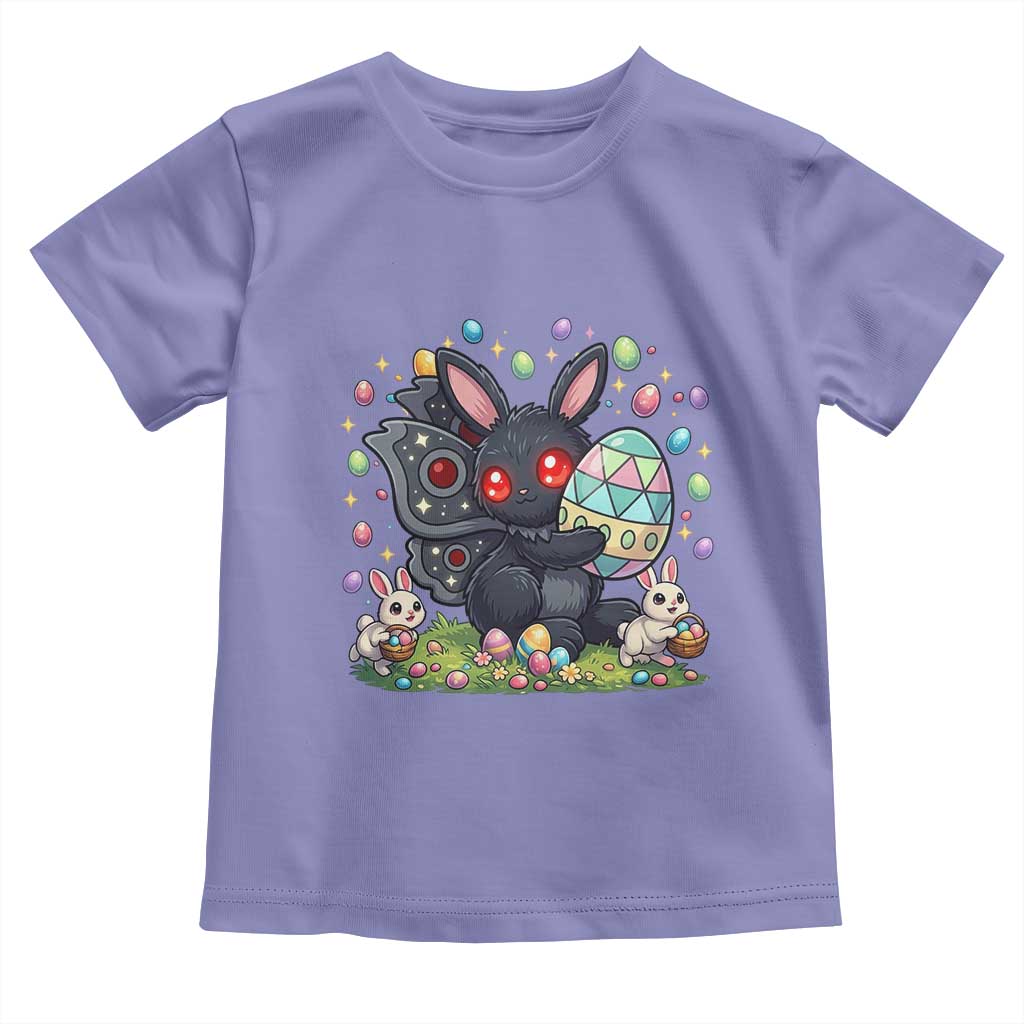 Funny Mothman Easter Bunny Ears Toddler T Shirt Cryptid Lover Gift