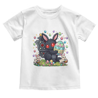 Funny Mothman Easter Bunny Ears Toddler T Shirt Cryptid Lover Gift