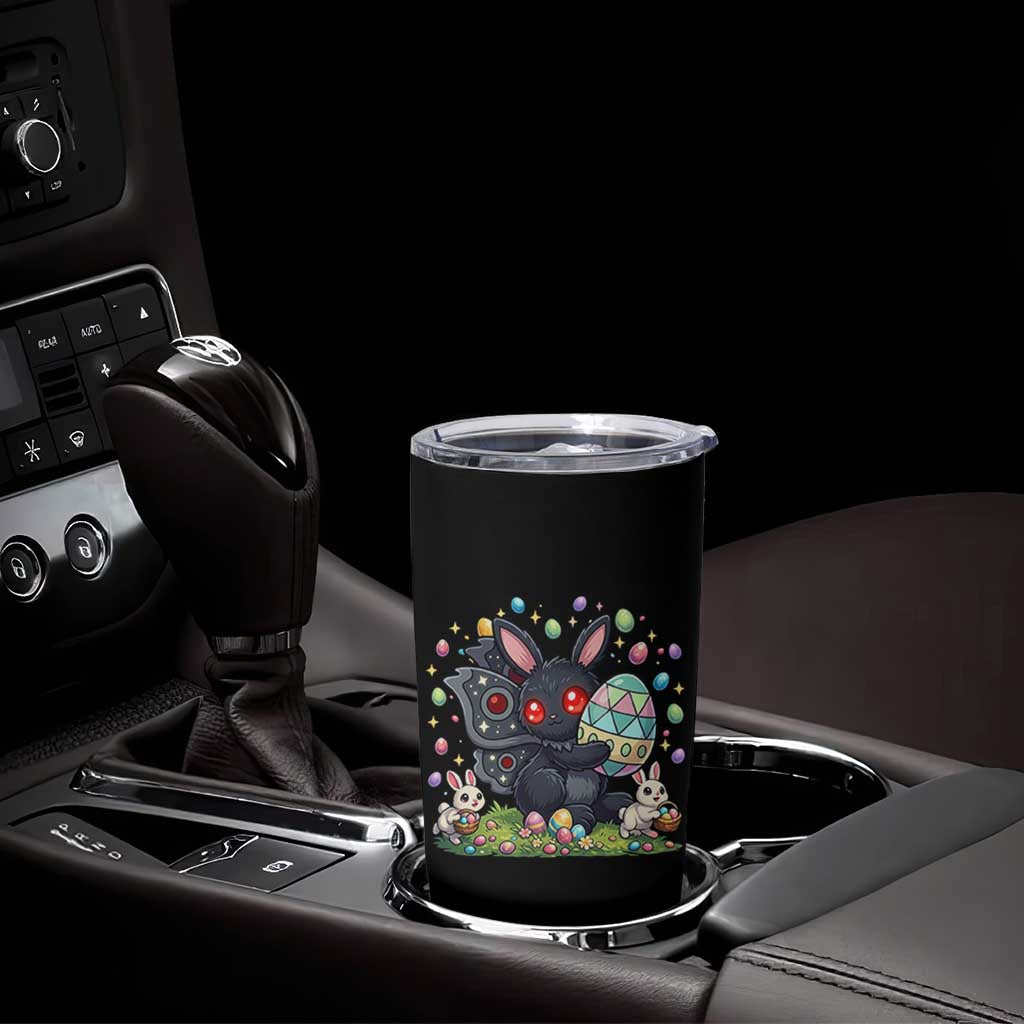 Funny Mothman Easter Bunny Ears Tumbler Cup Cryptid Lover Gift