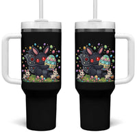 Funny Mothman Easter Bunny Ears Tumbler With Handle Cryptid Lover Gift
