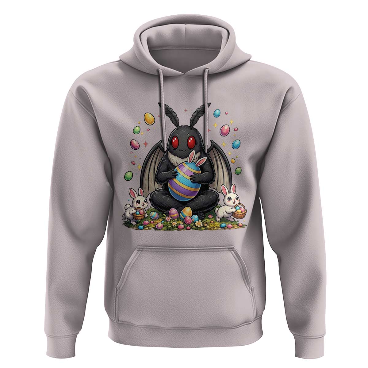 Mothman Easter Bunny Hoodie Funny West Virginia Cryptid Lover Gift