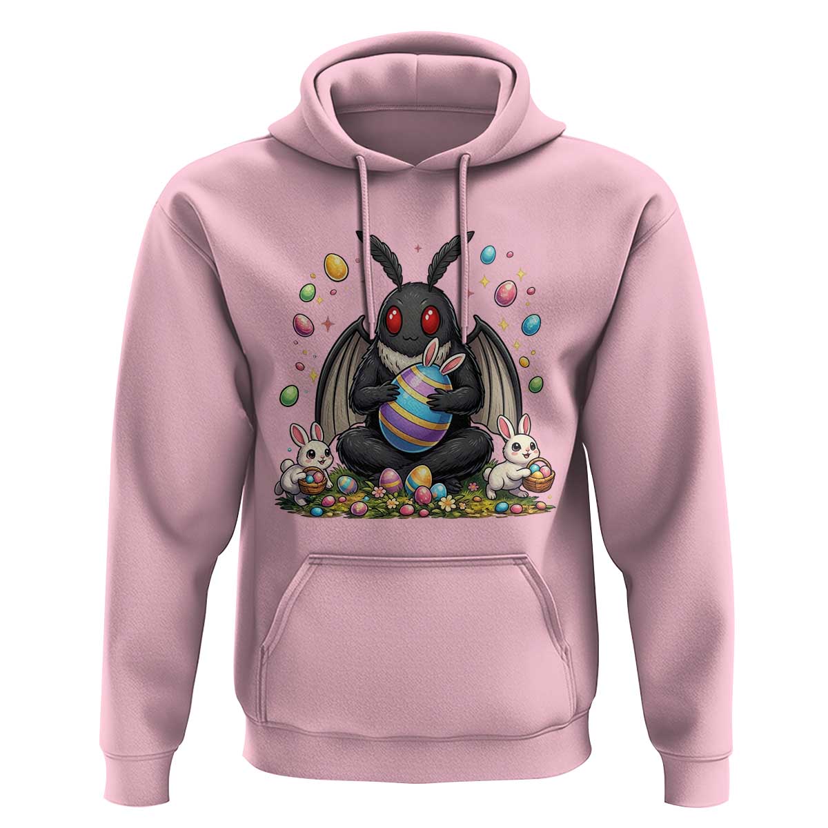 Mothman Easter Bunny Hoodie Funny West Virginia Cryptid Lover Gift