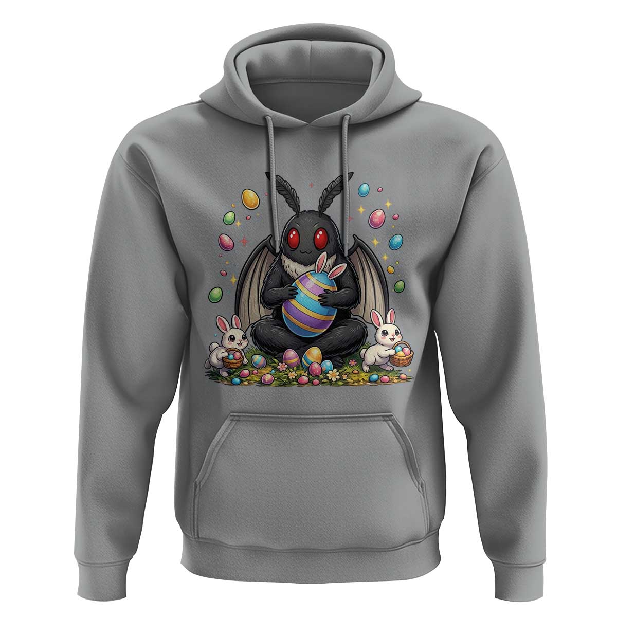 Mothman Easter Bunny Hoodie Funny West Virginia Cryptid Lover Gift
